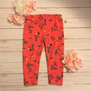 OshKosh B’gosh baby leggings flowers and bunnies